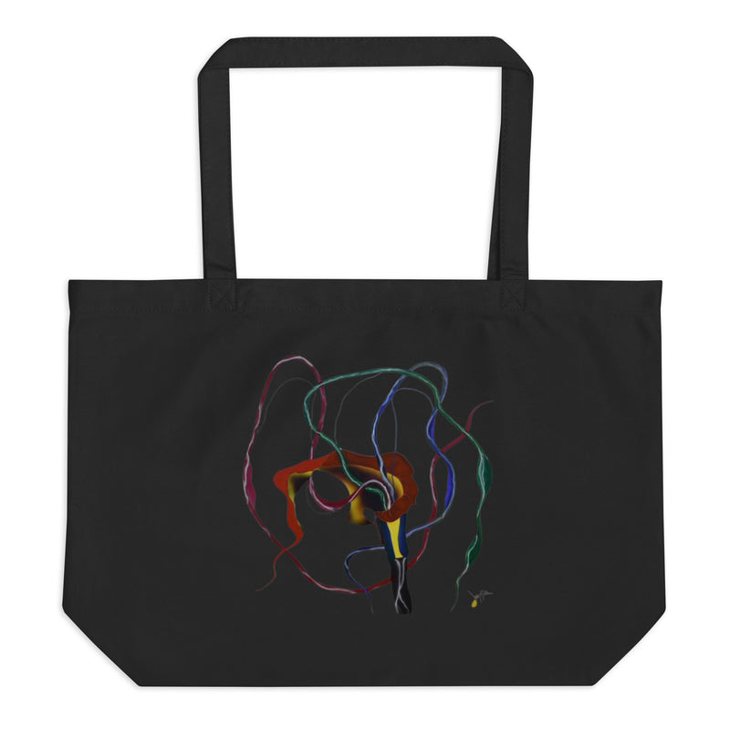 Large organic tote bag