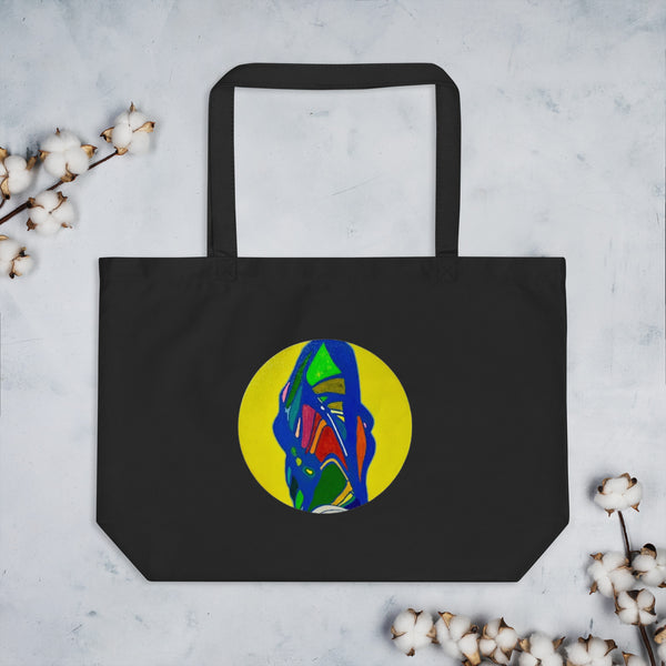 Large organic tote bag