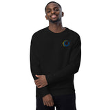 Unisex organic raglan sweatshirt