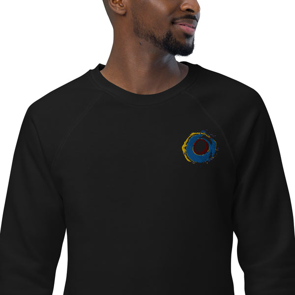 Unisex organic raglan sweatshirt – Jay Misurka Original Artworks