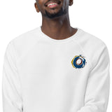 Unisex organic raglan sweatshirt